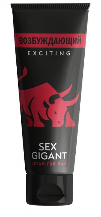 Возбуждающий крем для мужчин Sex Gigant - 80 мл. - Миагра - купить с доставкой в Красногорске