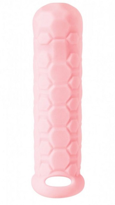 Розовый фаллоудлинитель Homme Long - 15,5 см. - Lola Games - в Красногорске купить с доставкой