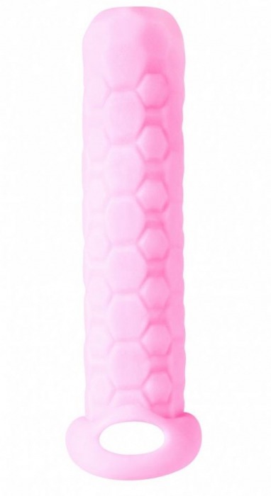 Розовый фаллоудлинитель Homme Long - 13,5 см. - Lola Games - в Красногорске купить с доставкой