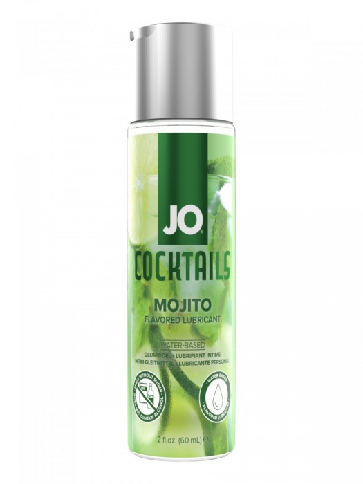 Вкусовой лубрикант на водной основе JO Cocktails Mojito - 60 мл. - System JO - купить с доставкой в Красногорске