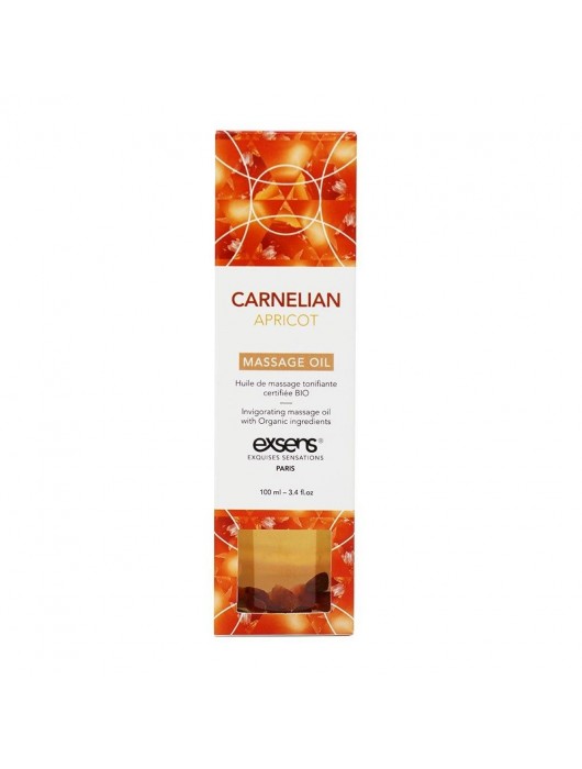 Органическое массажное масло CARNELIAN APRICOT - 100 мл. - Exsens - купить с доставкой в Красногорске