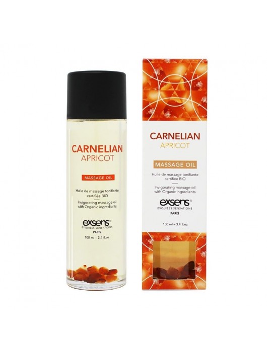 Органическое массажное масло CARNELIAN APRICOT - 100 мл. - Exsens - купить с доставкой в Красногорске