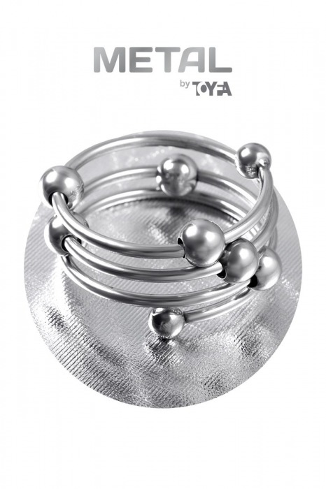 Большое металлическое кольцо под головку пениса - ToyFa - купить с доставкой в Красногорске
