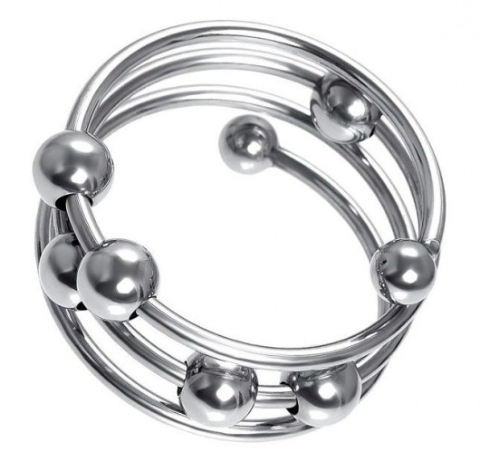 Большое металлическое кольцо под головку пениса - ToyFa - купить с доставкой в Красногорске