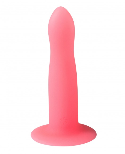 Розовый, светящийся в темноте стимулятор Light Keeper - 13,3 см. - Lola Games