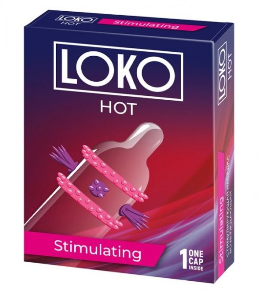 Стимулирующая насадка на пенис LOKO HOT с возбуждающим эффектом - Sitabella - в Красногорске купить с доставкой