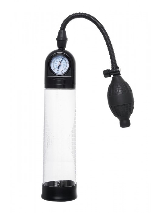 Прозрачная механическая помпа Roald с манометром - Sexus - в Красногорске купить с доставкой