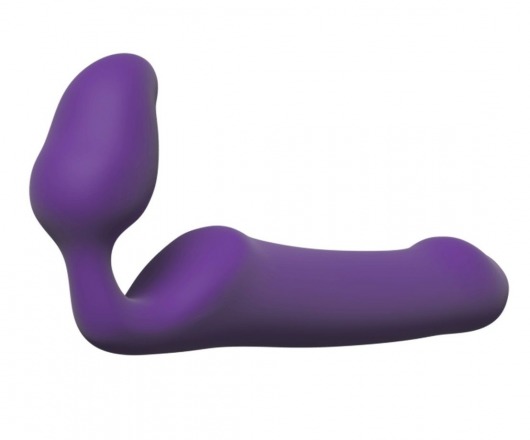Фиолетовый безремневой страпон Queens L - Adrien Lastic - купить с доставкой в Красногорске