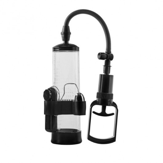 Прозрачная вакуумная помпа с вибрацией Vibrating Penis Pump - Dream Toys - в Красногорске купить с доставкой