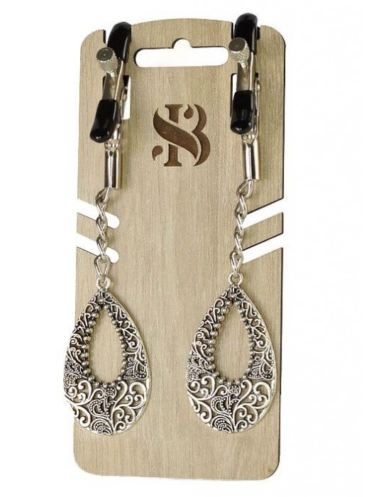 Изысканные зажимы на соски с подвесками  Шахерезада - Sitabella - купить с доставкой в Красногорске