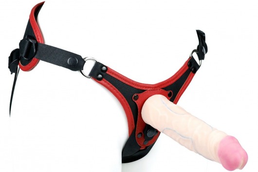 Пояс унисекс UNISEX Style с 2 насадками - LOVETOY (А-Полимер) - купить с доставкой в Красногорске