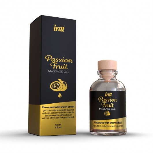 Массажный гель с ароматом маракуйи Passion Fruit - 30 мл. - INTT - купить с доставкой в Красногорске