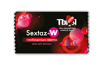 Возбуждающий крем для женщин Sextaz-W в одноразовой упаковке - 1,5 гр. - Биоритм - купить с доставкой в Красногорске