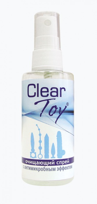 Очищающий спрей Clear Toy с антимикробным эффектом - 100 мл. - Биоритм - купить с доставкой в Красногорске