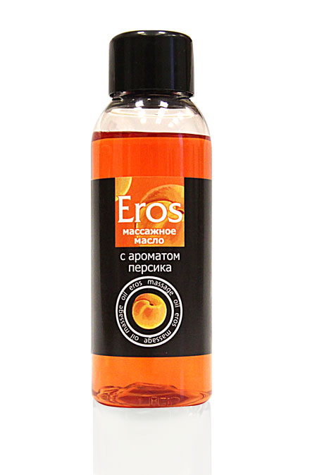 Массажное масло Eros exotic с ароматом персика - 50 мл. - Биоритм - купить с доставкой в Красногорске