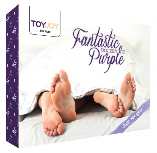 Эротический набор FANTASTIC PURPLE SEX TOY KIT - Toy Joy - купить с доставкой в Красногорске