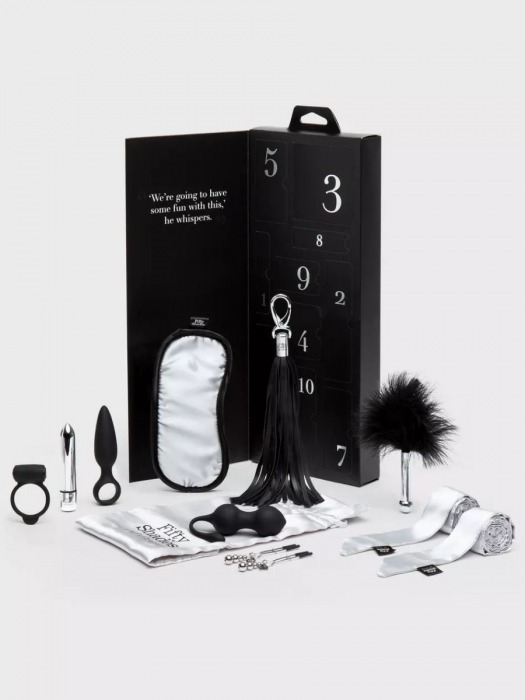 Эротический набор Pleasure Overload 10 Days of Play Gift Set - Fifty Shades of Grey - купить с доставкой в Красногорске