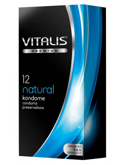 Классические презервативы VITALIS PREMIUM natural - 12 шт. - Vitalis - купить с доставкой в Красногорске
