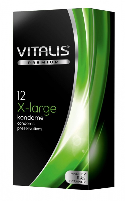 Презервативы увеличенного размера VITALIS PREMIUM x-large - 12 шт. - Vitalis - купить с доставкой в Красногорске