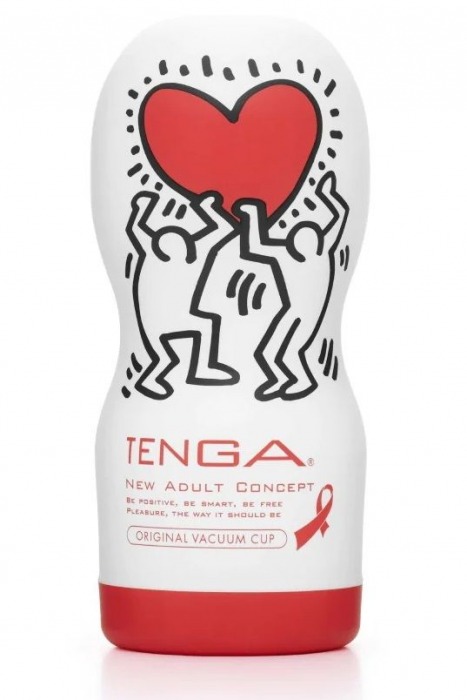Мастурбатор Keith Haring Cup Deep Throat - Tenga - в Красногорске купить с доставкой