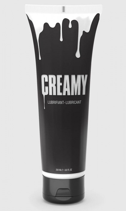 Смазка на водной основе Creamy с консистенцией спермы - 250 мл. - Strap-on-me - купить с доставкой в Красногорске