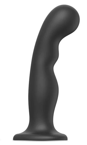 Черная насадка Strap-On-Me Dildo Plug P G size XXL - Strap-on-me - купить с доставкой в Красногорске