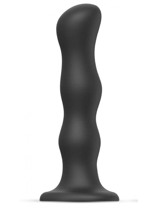 Черная насадка Strap-On-Me Dildo Geisha Balls size XL - Strap-on-me - купить с доставкой в Красногорске