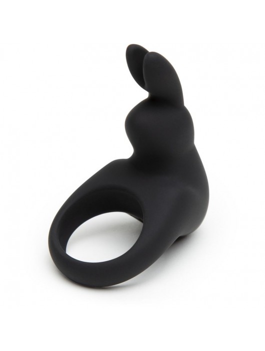 Черное эрекционное виброкольцо Happy Rabbit Rechargeable Rabbit Cock Ring - Happy Rabbit - в Красногорске купить с доставкой