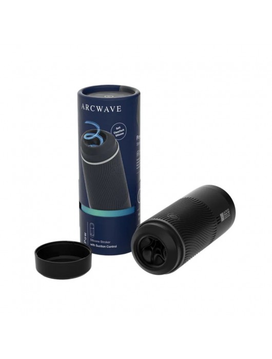 Черный мастурбатор с контролем всасывания Arcwave Pow Stroker - Arcwave - в Красногорске купить с доставкой