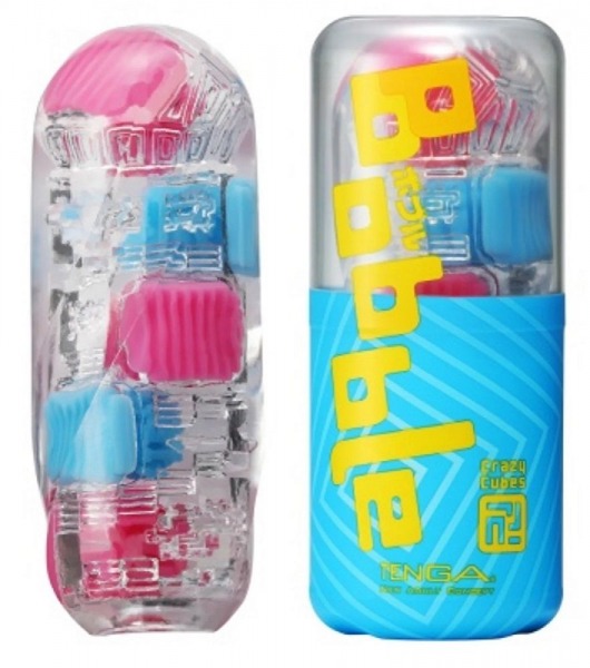 Мастурбатор Tenga Bobble Crazy Cubes - Tenga - в Красногорске купить с доставкой