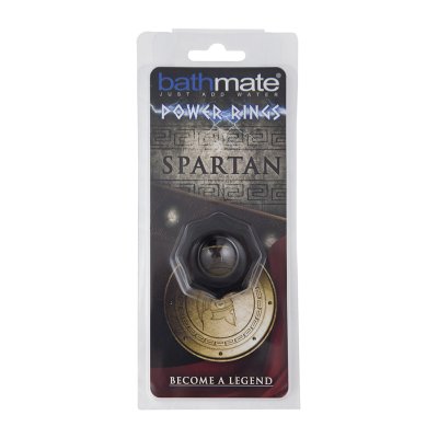 Чёрное эрекционное кольцо Spartan - Bathmate - в Красногорске купить с доставкой