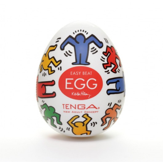 Мастурбатор-яйцо Keith Haring EGG DANCE - Tenga - в Красногорске купить с доставкой