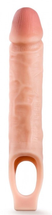Телесная насадка на пенис 10 Inch Cock Sheath Extender - 25 см. - Blush Novelties - в Красногорске купить с доставкой