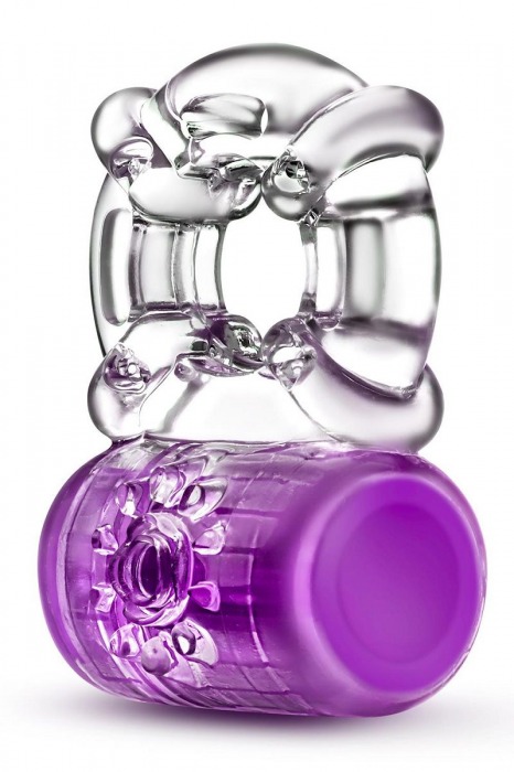 Фиолетовое эрекционное виброкольцо Pleaser Rechargeable C-Ring - Blush Novelties - в Красногорске купить с доставкой