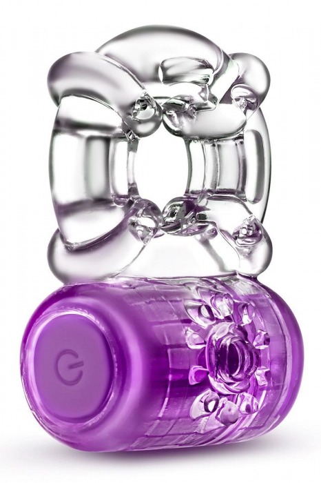 Фиолетовое эрекционное виброкольцо One Night Stand Vibrating C-Ring - Blush Novelties - в Красногорске купить с доставкой