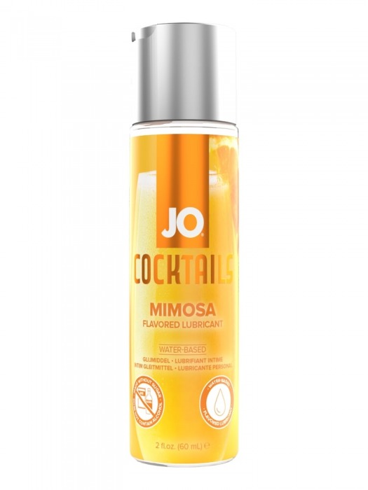 Вкусовой лубрикант на водной основе JO Cocktails Mimosa - 60 мл. - System JO - купить с доставкой в Красногорске