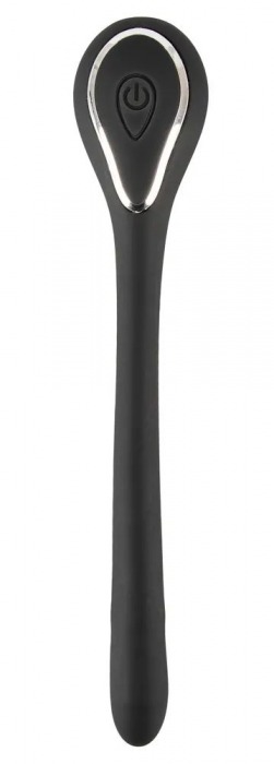 Черный гибкий уретральный стимулятор с вибрацией Vibrating Bendable Dilator - 13,5 см. - Orion - купить с доставкой в Красногорске