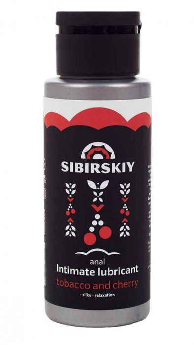 Анальный лубрикант на водной основе SIBIRSKIY с ароматом вишни и табака - 100 мл. - Sibirskiy - купить с доставкой в Красногорске