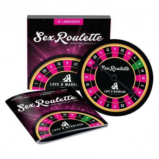 Настольная игра-рулетка Sex Roulette Love   Marriage - Tease&Please - купить с доставкой в Красногорске