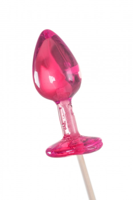 Розовый леденец  в форме анальной втулки со вкусом айриш крим - 29 гр. - Sosuчki - купить с доставкой в Красногорске