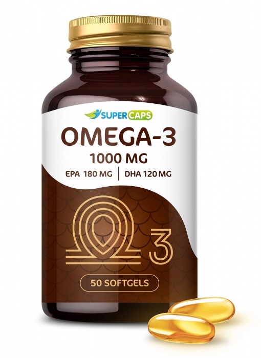 Пищевая добавка SuperCaps OMEGA-3 - 50 капсул (1000 мг) - SuperCaps - купить с доставкой в Красногорске
