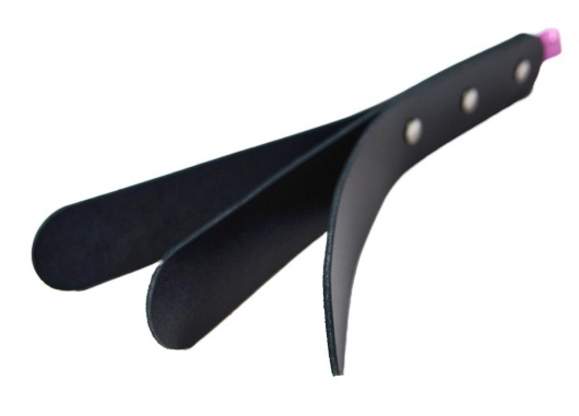 Черный мини-пэддл из трех слоев кожи - Лунный свет - купить с доставкой в Красногорске