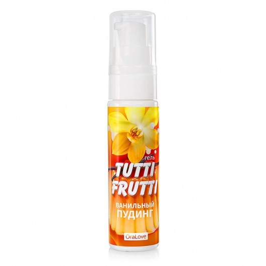 Интимный гель на водной основе Tutti-Frutti  Ванильный пудинг  - 30 гр. - Биоритм - купить с доставкой в Красногорске