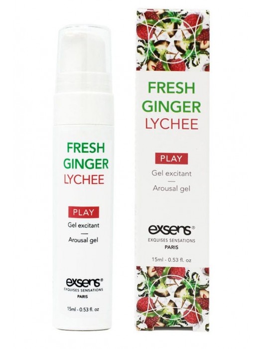 Возбуждающий гель Fresh Ginger Lychee Arousal Gel - 15 мл. - Exsens - купить с доставкой в Красногорске