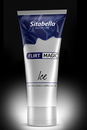 Силиконовая гель-смазка FLIRT MAGIC Ice с лёгким пролонгирующим эффектом - 75 мл. - Sitabella - купить с доставкой в Красногорске