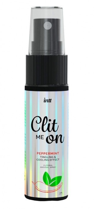 Клиторальный возбуждающий спрей Clit Me On Peppermint - 12 мл. - INTT - купить с доставкой в Красногорске