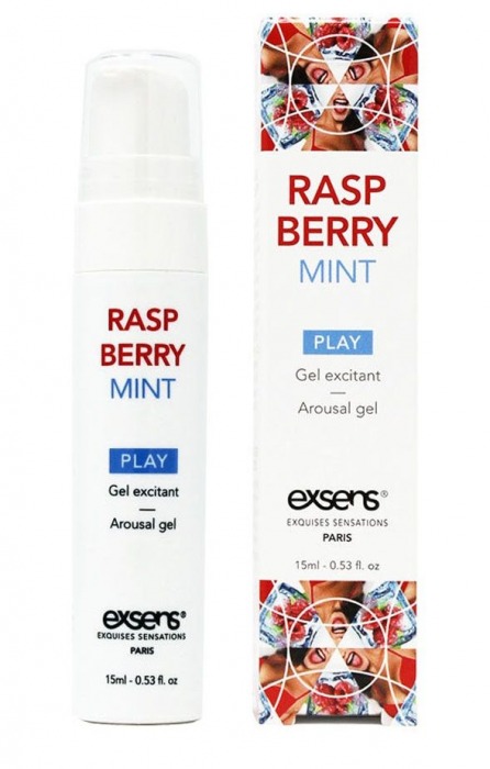 Возбуждающий гель Raspberry Mint с ароматом малины и мяты - 15 мл. - Exsens - купить с доставкой в Красногорске