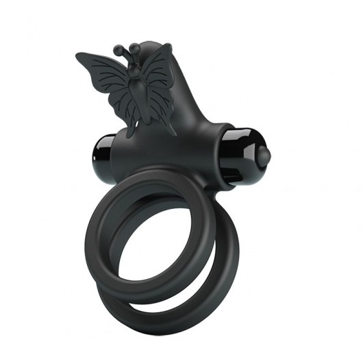 Черное эрекционное виброкольцо Passionate Ring IX - Baile - в Красногорске купить с доставкой