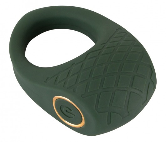 Зеленое эрекционное виброкольцо Luxurious Vibro Cock Ring - Orion - в Красногорске купить с доставкой
