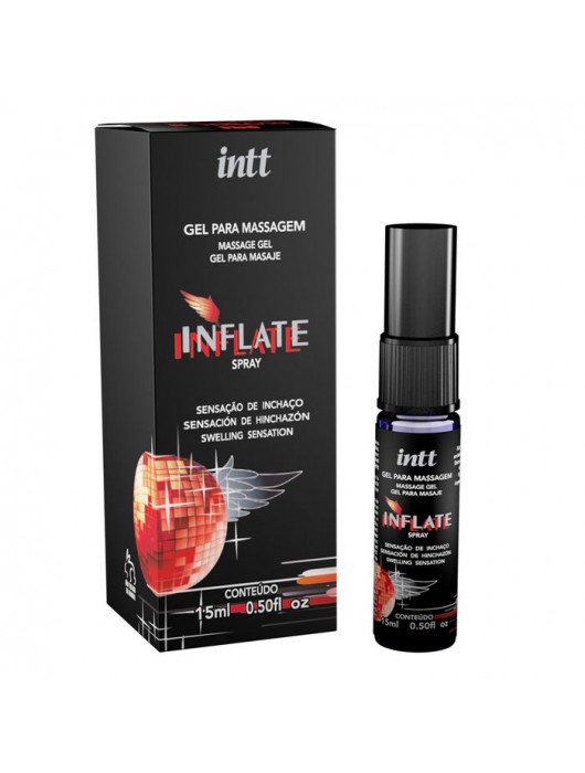 Мужской возбуждающий спрей Inflate - 15 мл. - INTT - купить с доставкой в Красногорске